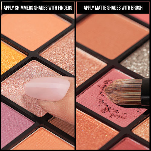 Insight cosmetics Gorgeous 16 Eyeshadow Palette (Retro Vibes)