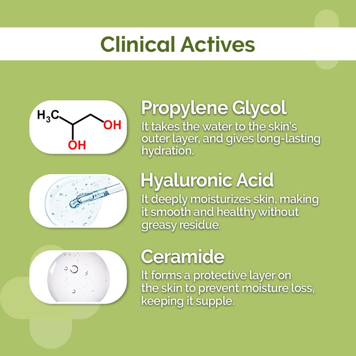 The derma co 5% Propylene Oil-Free Moisturizer with Propylene Glycol & Hyaluronic Acid - 100 g
