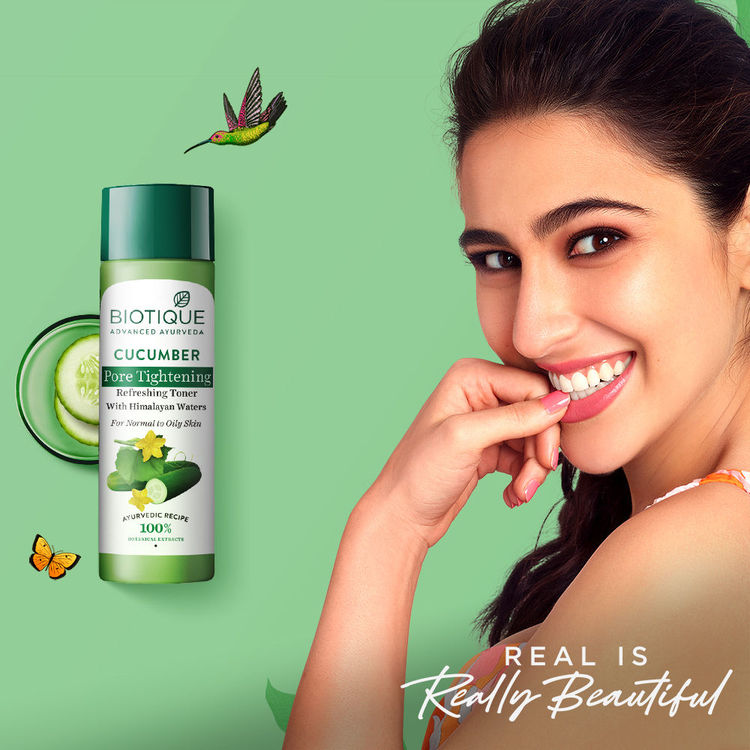 Biotique Bio Cucumber Pore Tightening Toner With Himalayan Waters (120ml)