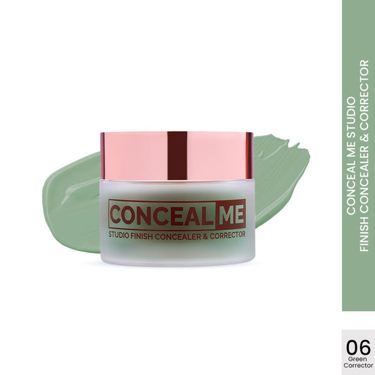 Glam21 Conceal Me Studio Finish Concealer & Corrector (Green Correctorr - 06)