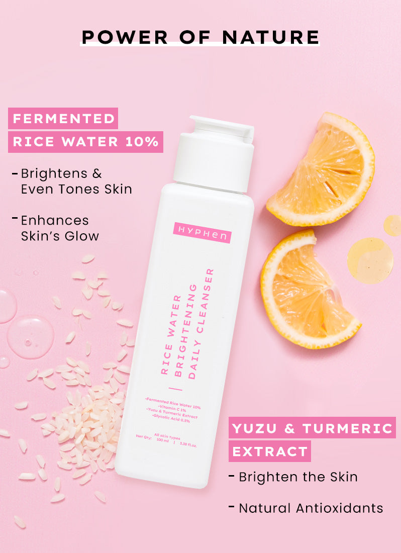 Hyphen Rice water cleanser for brightening(100ml)