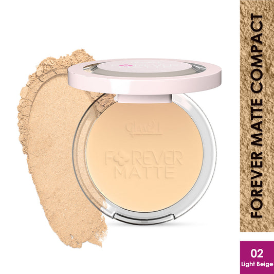 Glam21 Forever Matte Compact (02Light Beige)