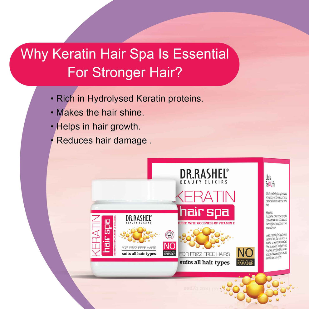 Dr Rashel Keratin Hair Spa - 360 Ml