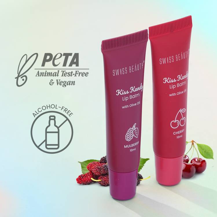 Swiss Beauty Kiss Kandy Tinted Lip Balm - 7 Strawberry (10ml)