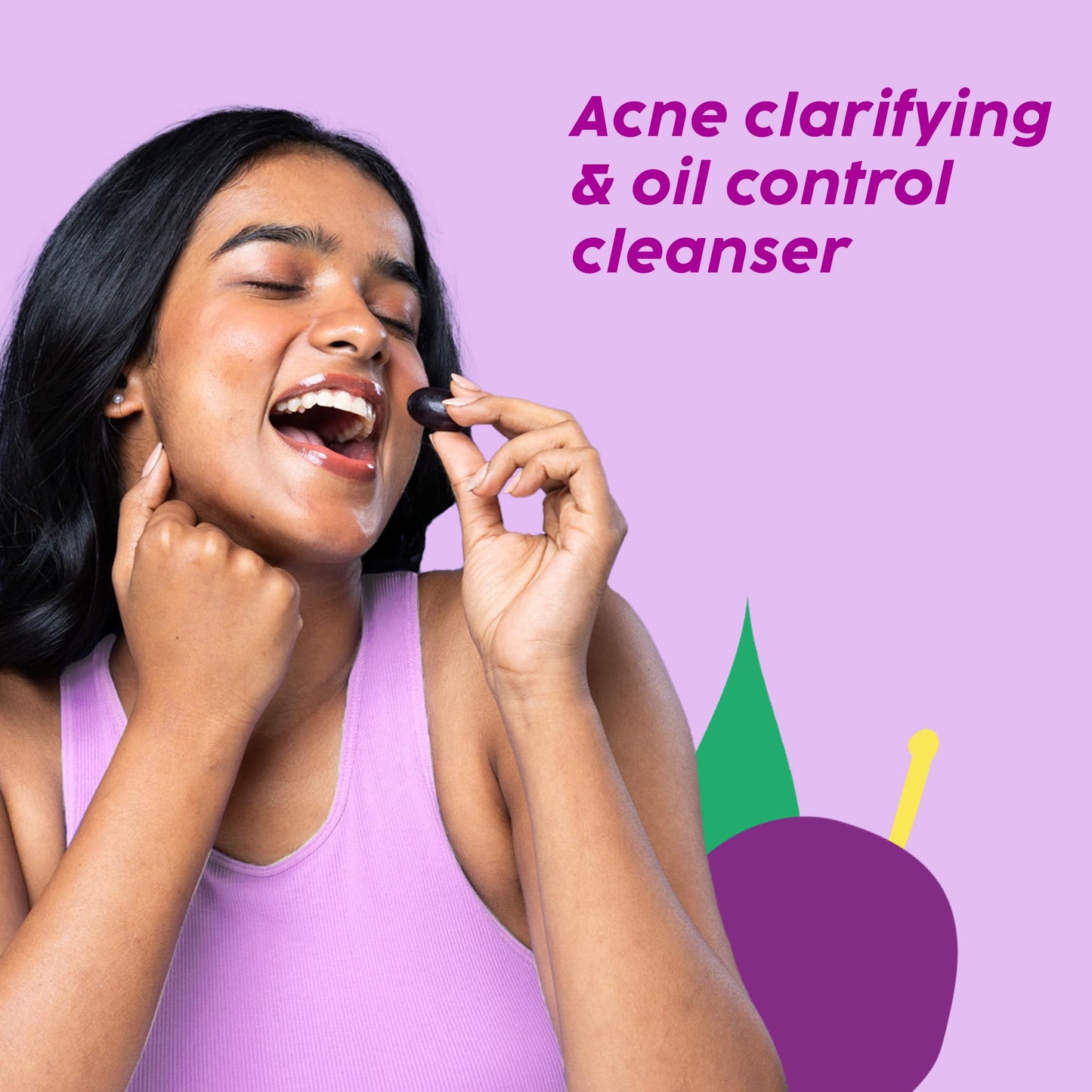 PLIX Jamun Active Acne Cleanser With Salicylic Acid / 150ml
