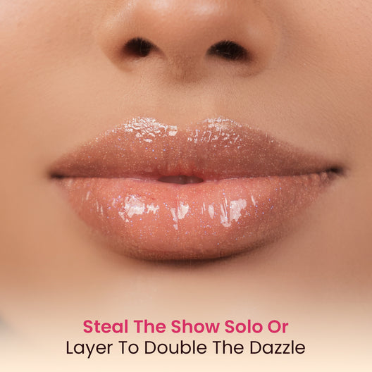 Swiss Beauty Moist Heist Shimmer Lip Oil 01(Nude Flash)