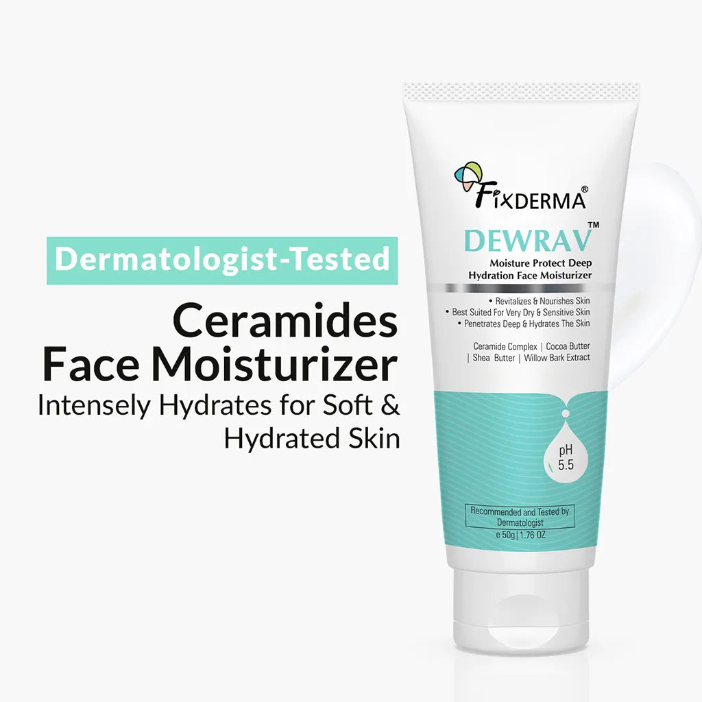 Fixderma Dewrav Moisture Protect Deep Hydration Face Moisturizer