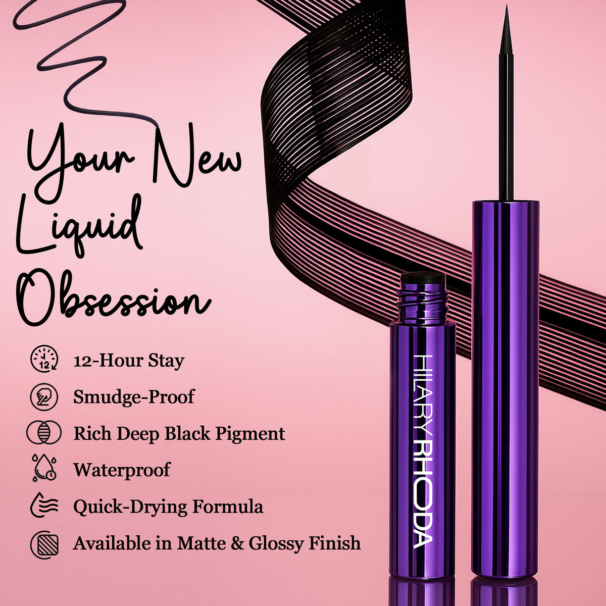 Hilary Rhoda Eye Callin' Liquid Eyeliner(Matte)