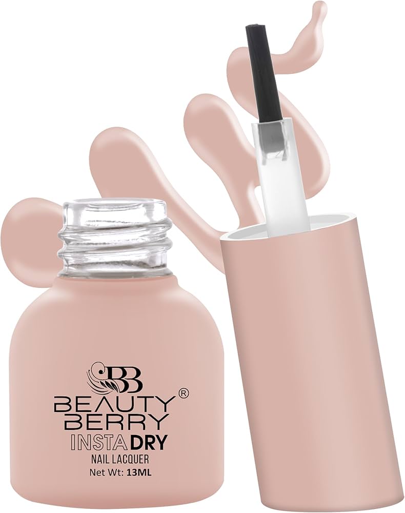 Beauty Berry Insta Dry Nail Lacquer (PEACHY DUST-06)
