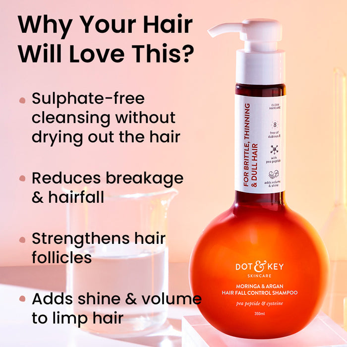 Dot & Key Moringa & Argan Oil Hair Fall Control Shampoo
