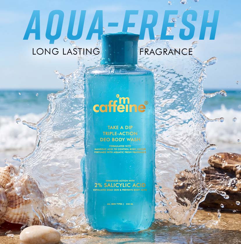 Mcaffeine 2% Salicylic Acid, 3-in-1 Perfume & Odour Control Body Wash