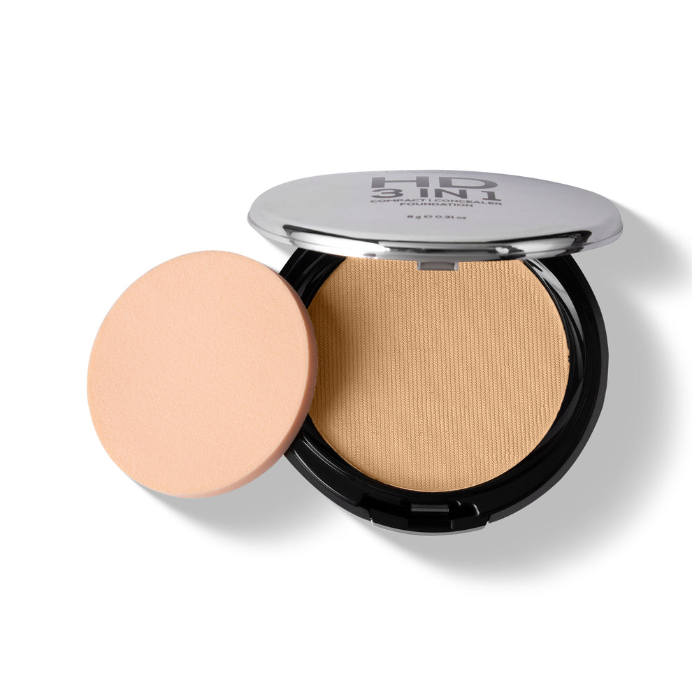 RENEE Pro HD 3-IN-1 Compact, Works as Concealer, Foundation & Powder With SPF 20 (Ivorie)