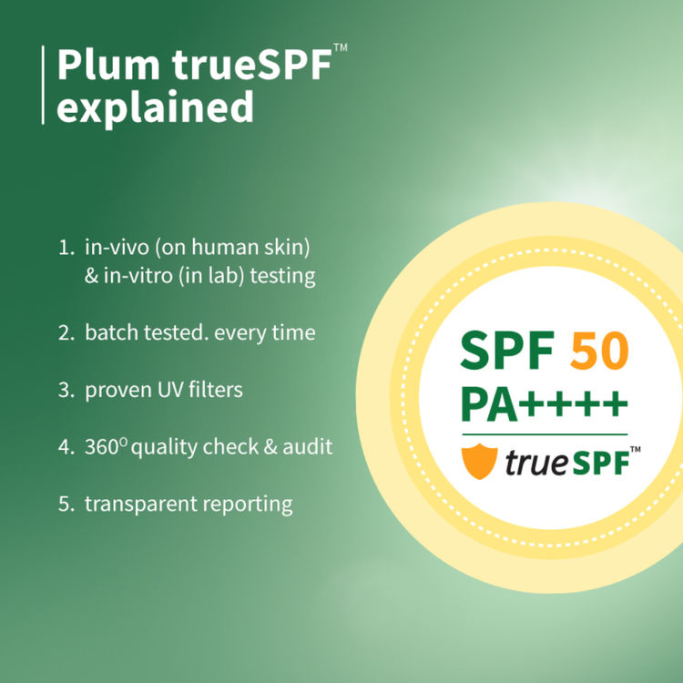 Plum Green Tea & Zinc Super-Matte SPF 50 Sunscreen Gel For Oily, Combination Skin, No White Cast
(50g)