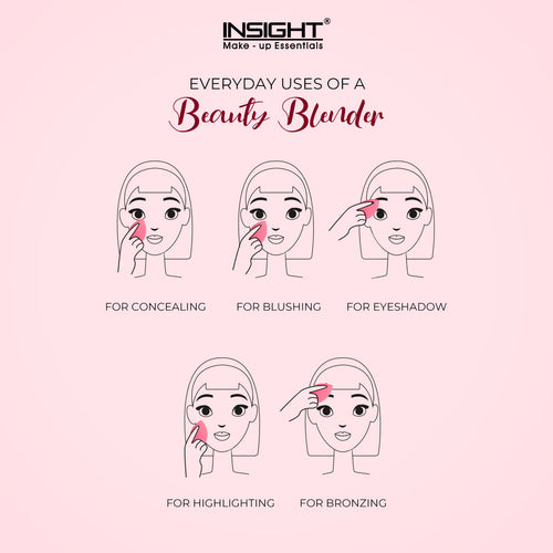 Insight cosmetics Beauty Blender Sponge Applicator (Pink)