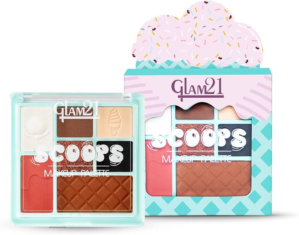 Glam21 Scoops Makeup Palette (01Chocolate Chip)