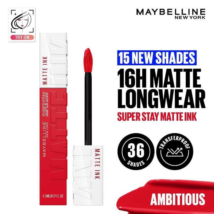 Maybelline Super Stay Matte Ink Liquid Lipstick(220 Ambitious)