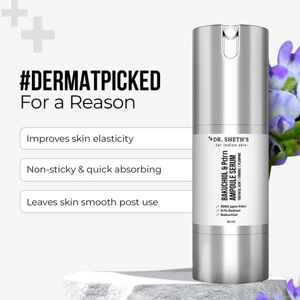 Dr. Sheth's Bakuchiol & Pdrn Ampoule Serum - 30ml