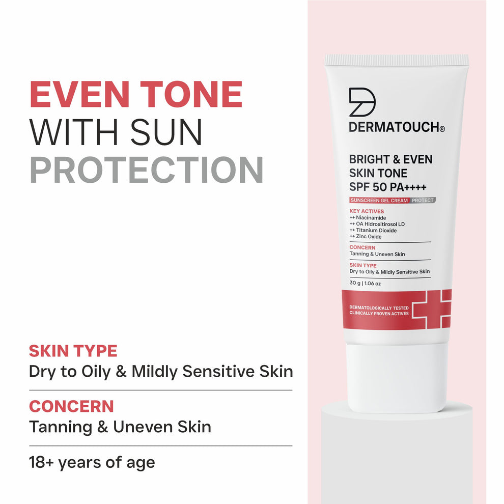 Dermatouch Bright & Even Skin Tone Sunscreen SPF 50 PA++++ / 50g