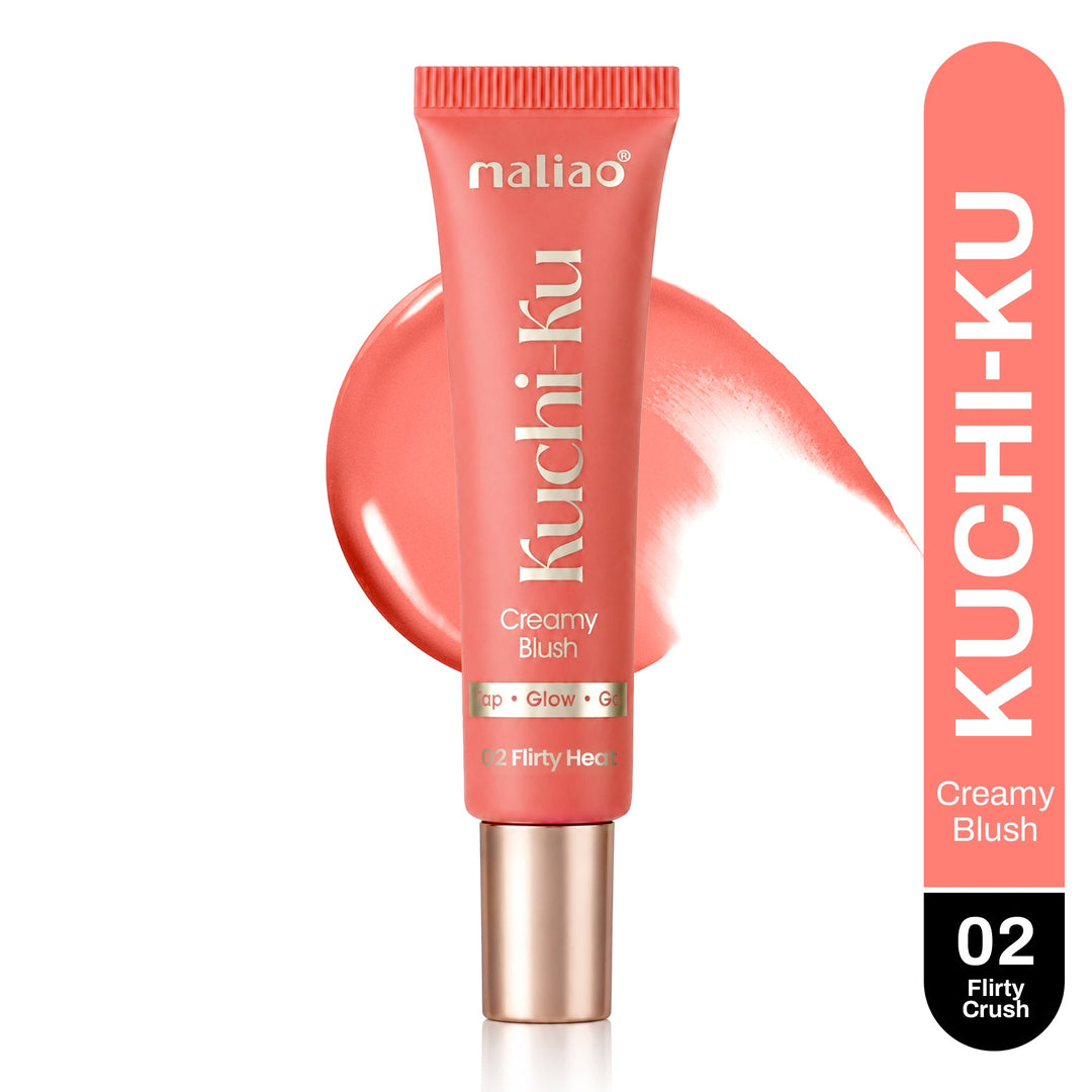 Maliao Kuchi Ku Creamy Blush / 02 Flirty Heat