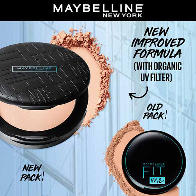 Maybelline Fit Me Matte + Poreless 16H Oil Control Compact Powder(115 Ivory)
