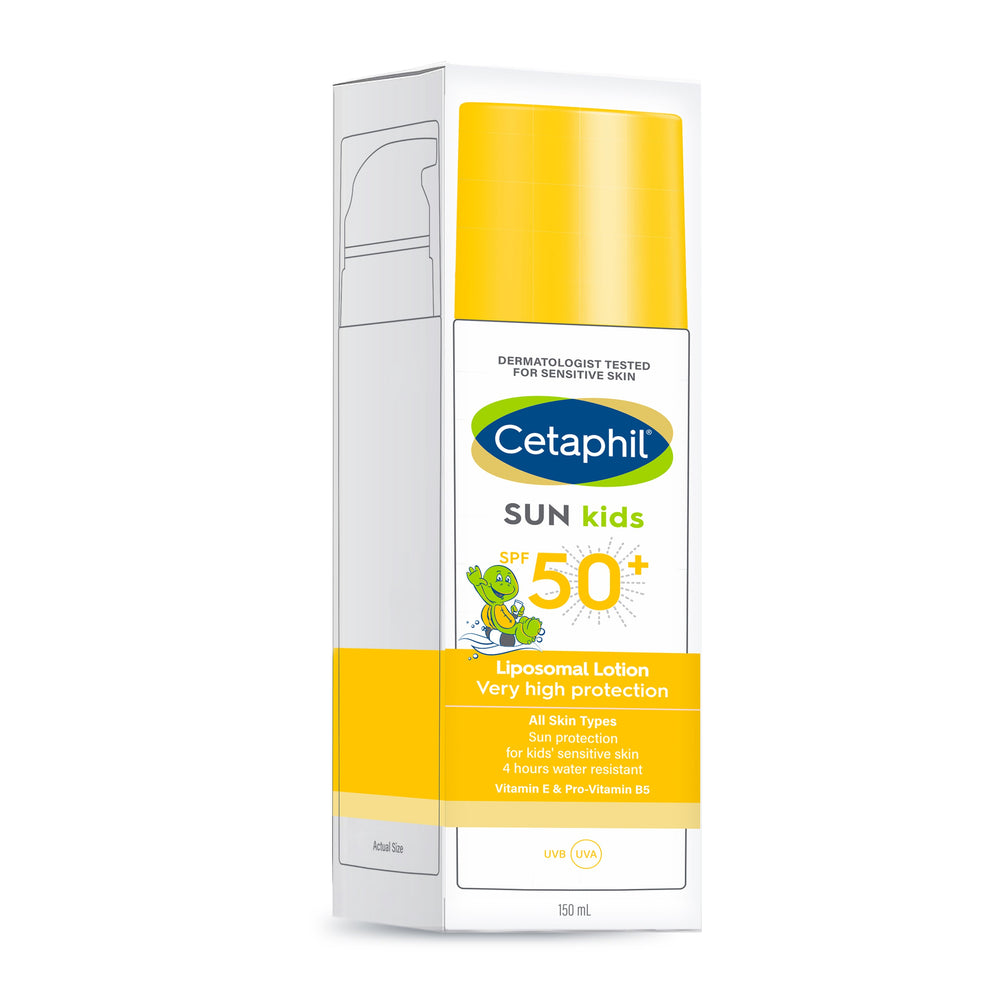 Cetaphil Sunscreen for Kids SPF 50+ | Dermat Tested 150ml
