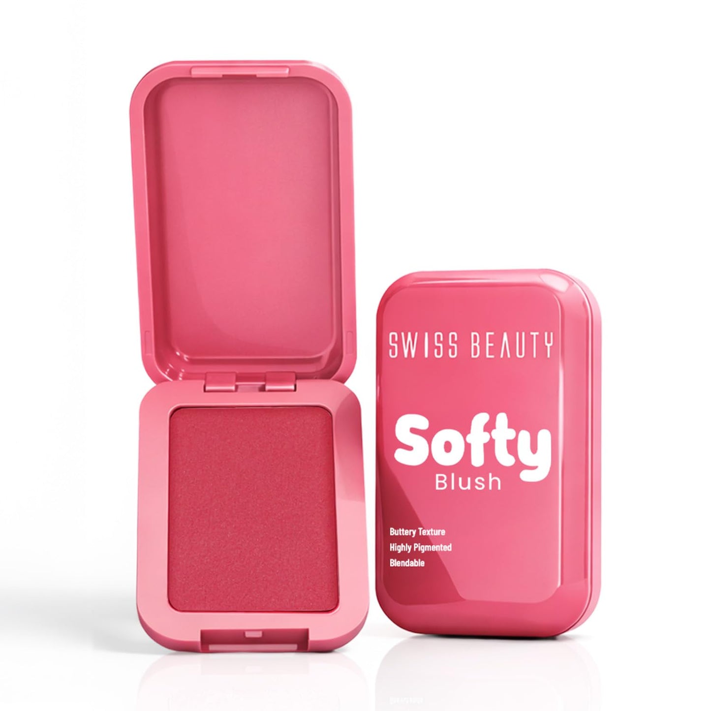 Swiss Beauty Softy Blush | 7g, Shade- 1. Strawberry