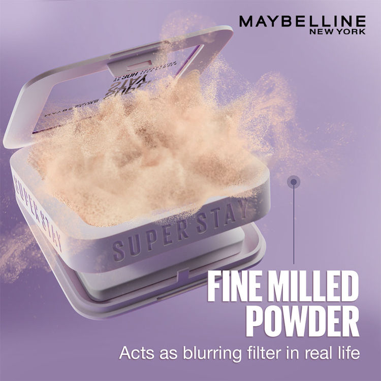 Maybelline Super Stay Flex Powder Foundation Compact-30H Full Cover (128)