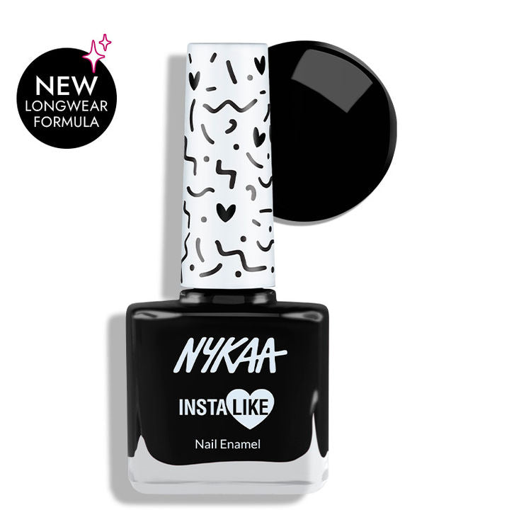 Nykaa InstaLike Long Lasting Nail Enamel - Black Friday 371
(9ml)