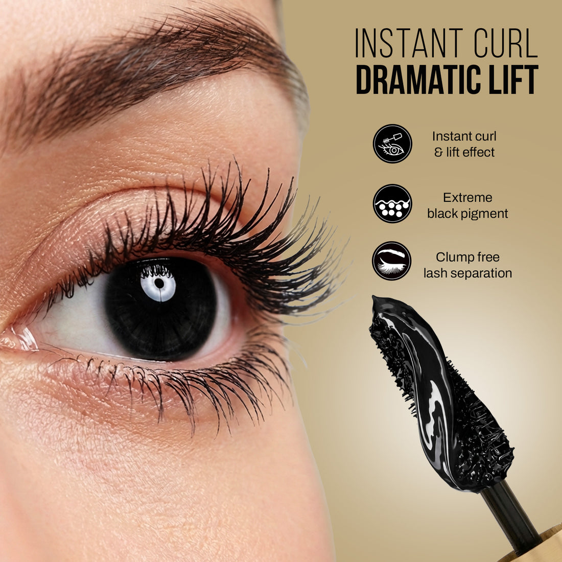 Color Queen Lash Lift Pro Voluminous Curling Mascara for Long Lasting Lift
