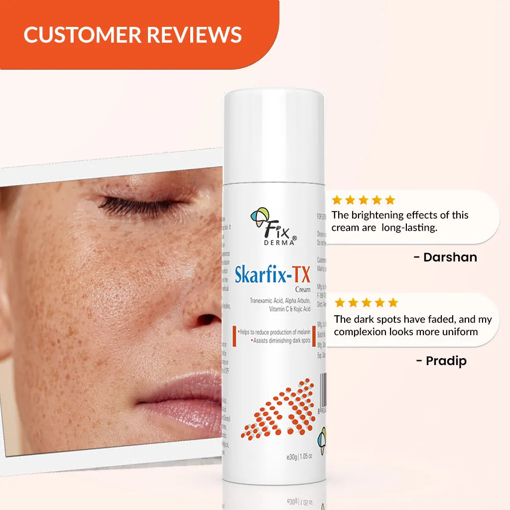 Fixderma Skarfix-TX Cream | Effective treatment for melasma and dark spots (15g)