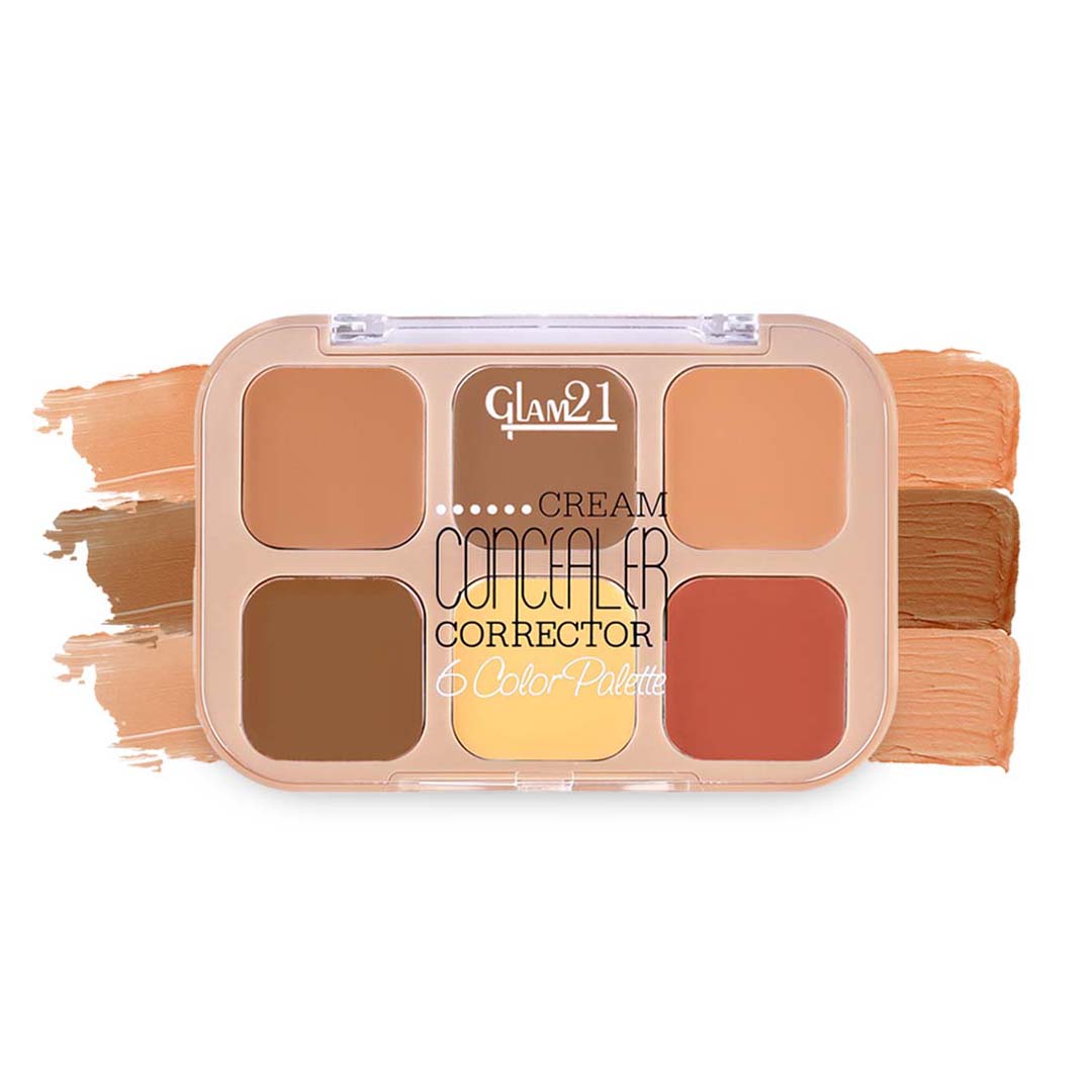 Glam21 Cream Concealer Corrector Palette (02Medium Madness)