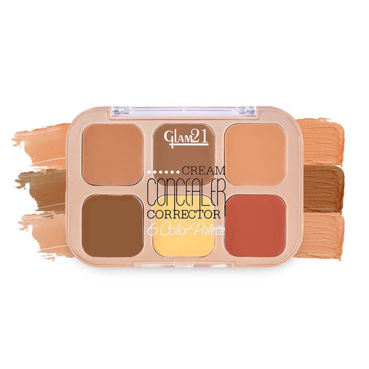 Glam21 Cream Concealer Corrector Palette (02Medium Madness)