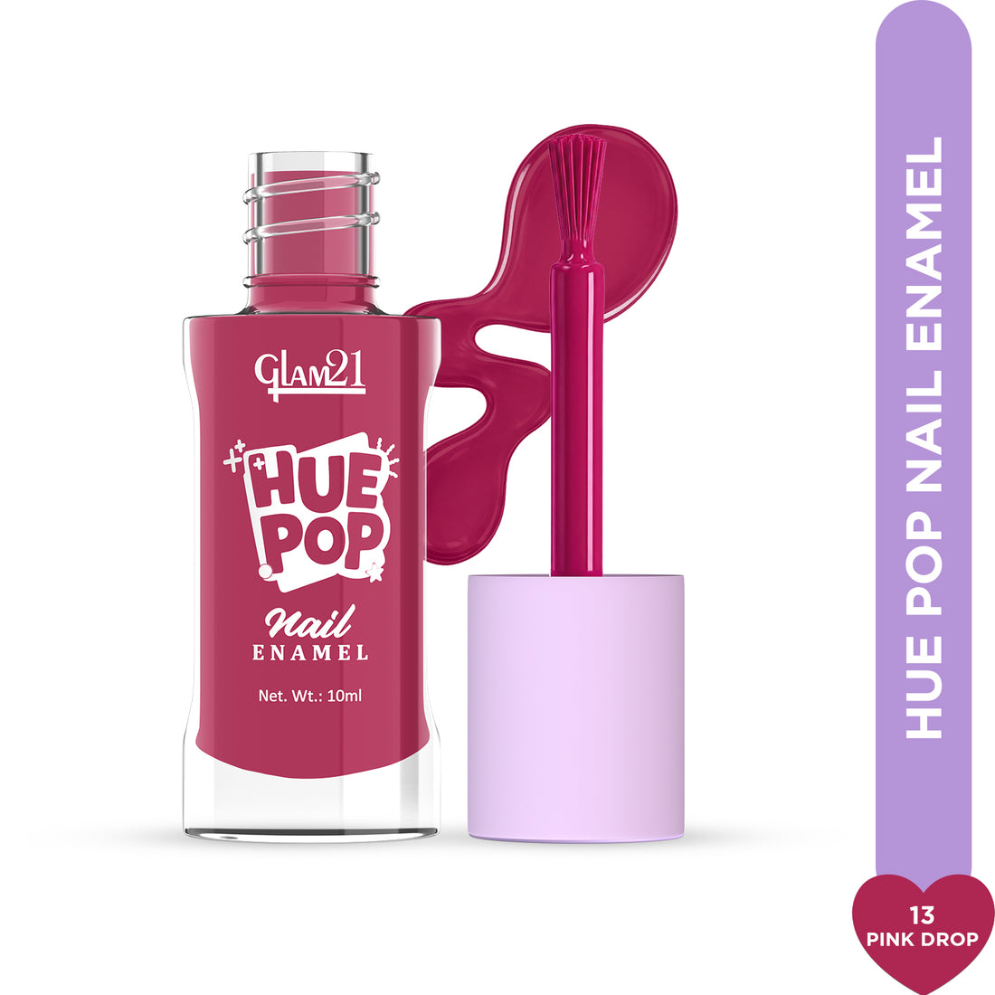Glam21 Hue Pop Nail Paint / 13 Pink Drop