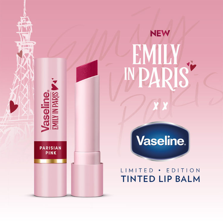 Vaseline Emily In Paris Tinted Lip Balm Stick - Parisian Pink
(3g)