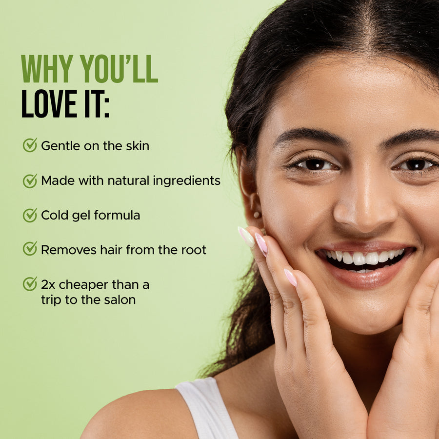 Hilary Rhoda One Go Facial Wax Strips 01 Avocado
