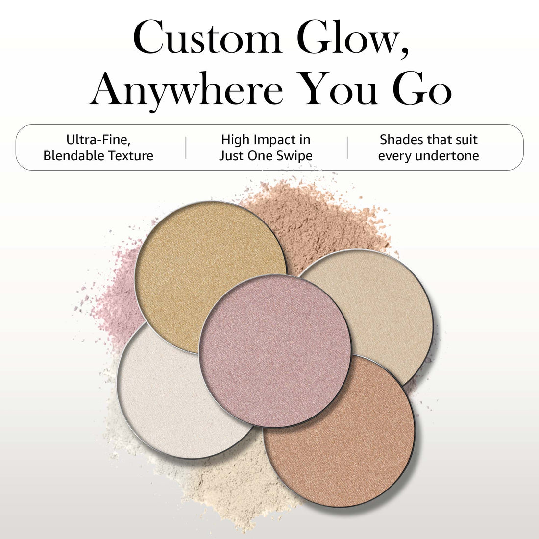 Colors Queen Master Chrome Metallic Highlighter | 01 Ice Gold