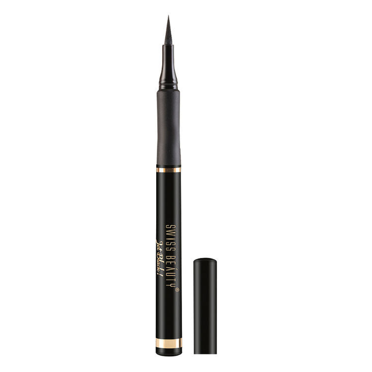 Swiss Beauty Bold Felt Tip Eyeliner - Jet Black
(1.2ml)