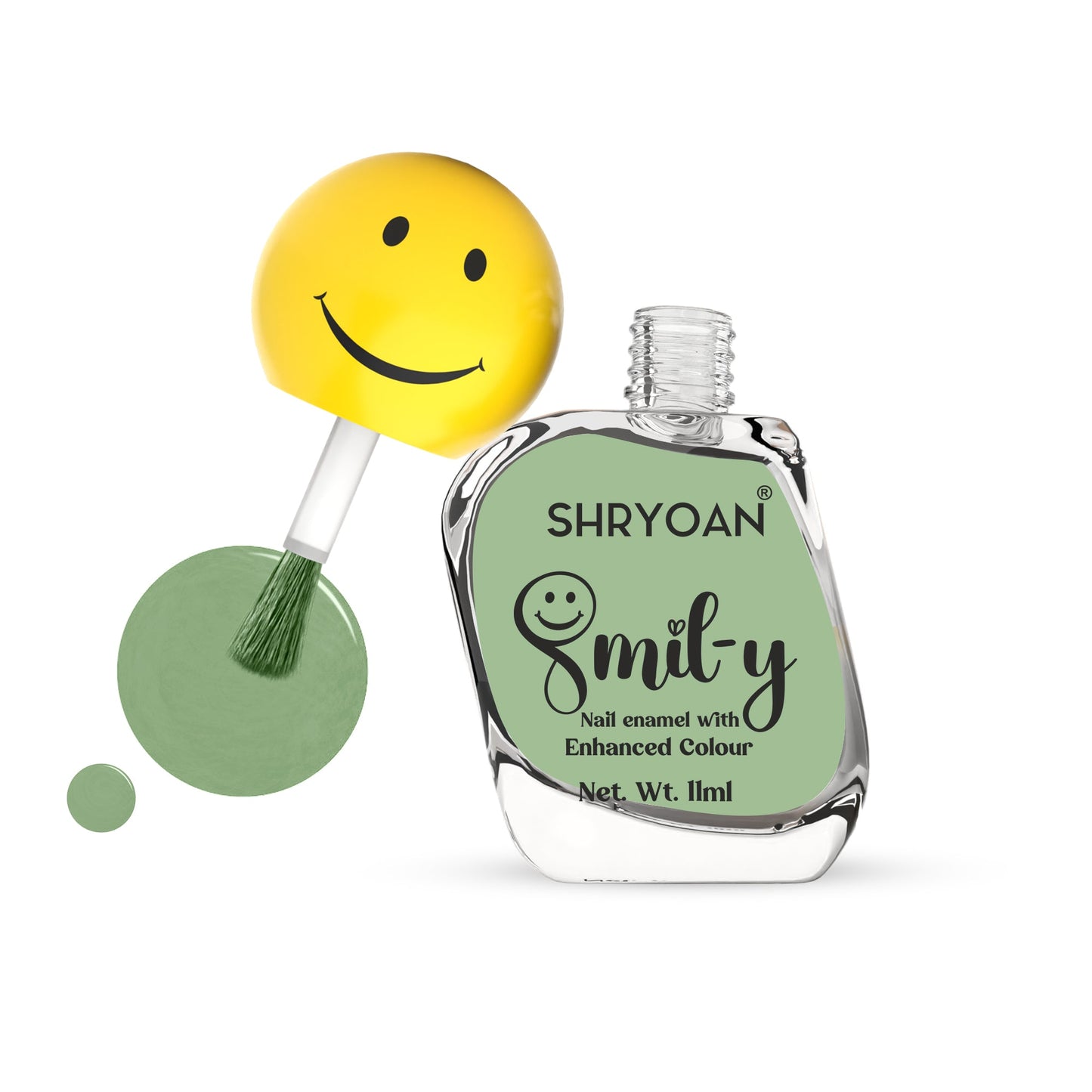 Shryoan Ultra Glossy Nail Paint(Frog Green)