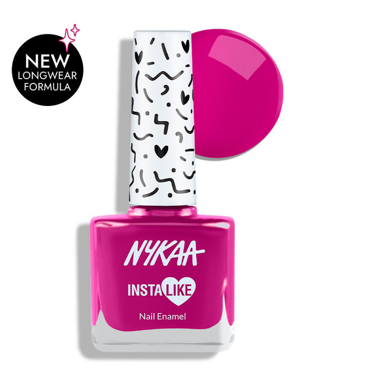 Nykaa InstaLike Long Lasting Nail Enamel - Pink Party 363
(9ml)