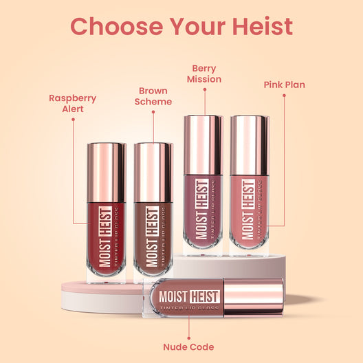 Swiss Beauty Moist Heist Tinted Lip Gloss 05(Raspberry Alert)