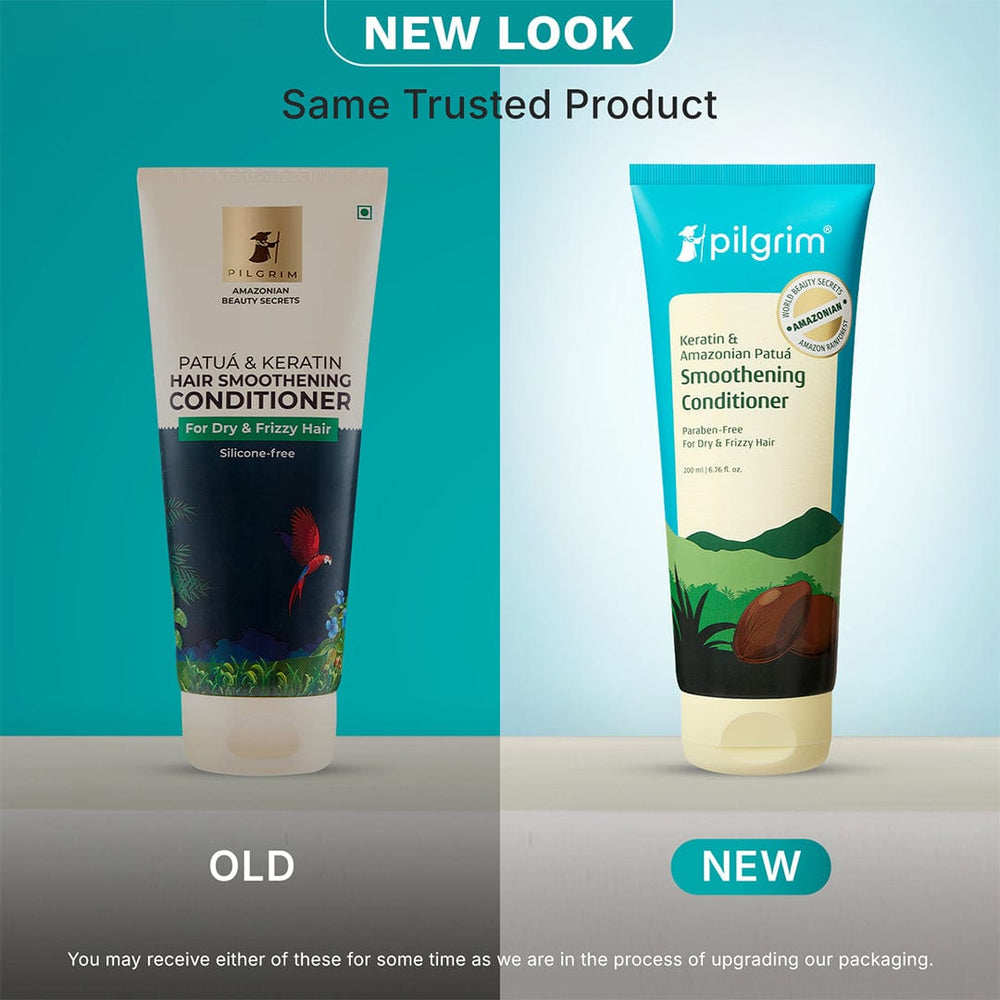 Pilgrim Patuá & Keratin Hair Smoothening Conditioner
Experience Non-Frizzy Healthy Hair