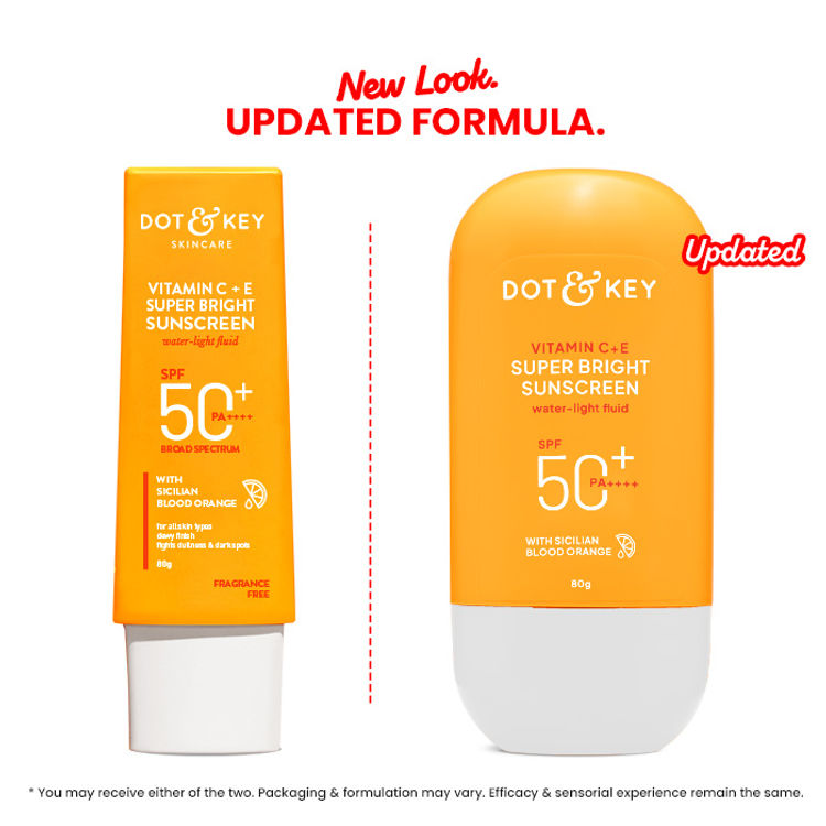 Dot & Key Vitamin C + E Super Bright Sunscreen, SPF 50+ PA++++ In-Vivo Tested
(80g)