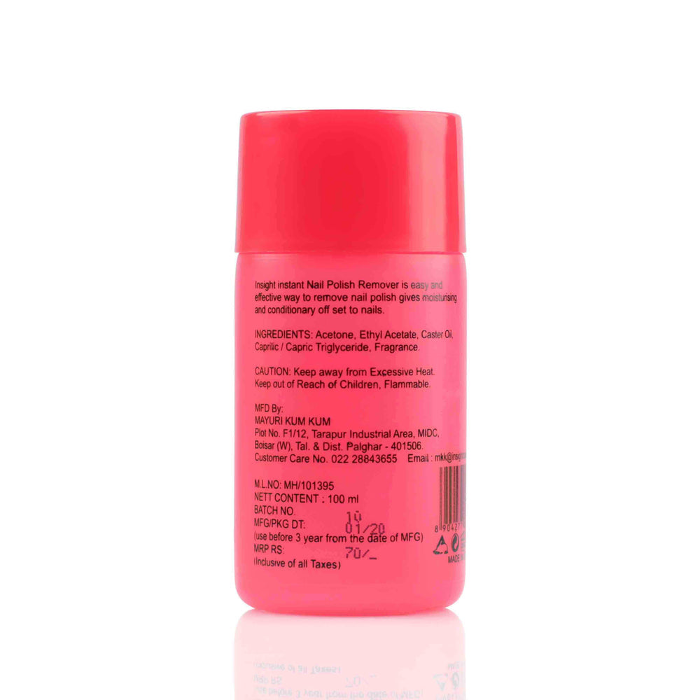 Insight cosmetics Instant Nail Polish Remover (Strawberry)