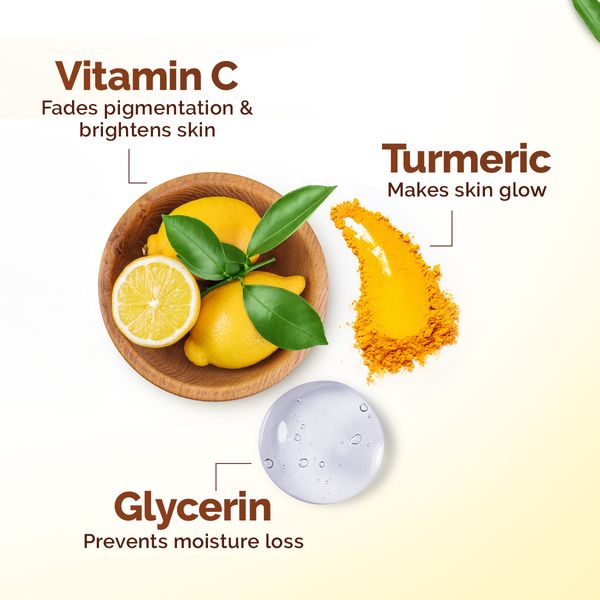 Mamaearth Vitamin C Daily Glow Light Moisturizer with Turmeric & Vitamin C for Skin Brightening - 200 g