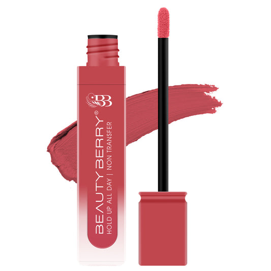 Beauty Berry Hold Up All Day Non Transfer Lipstick / 04 Coral Camp
