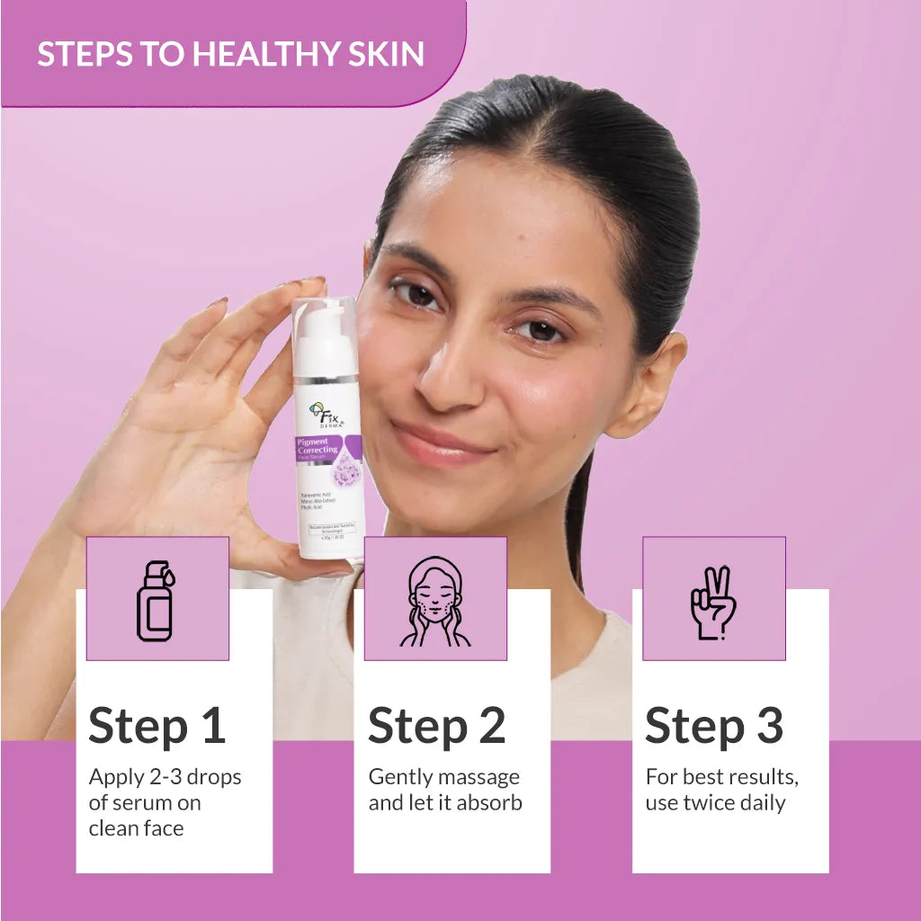 Fixderma Pigment Correcting Face Serum | Tranexamic Acid to Fight Away Pigmentation