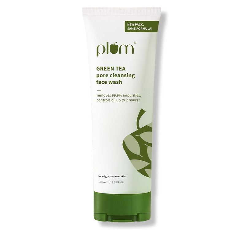 Plum Green Tea Pore Cleansing Gel Face Wash With Glycolic Acid (100ml)