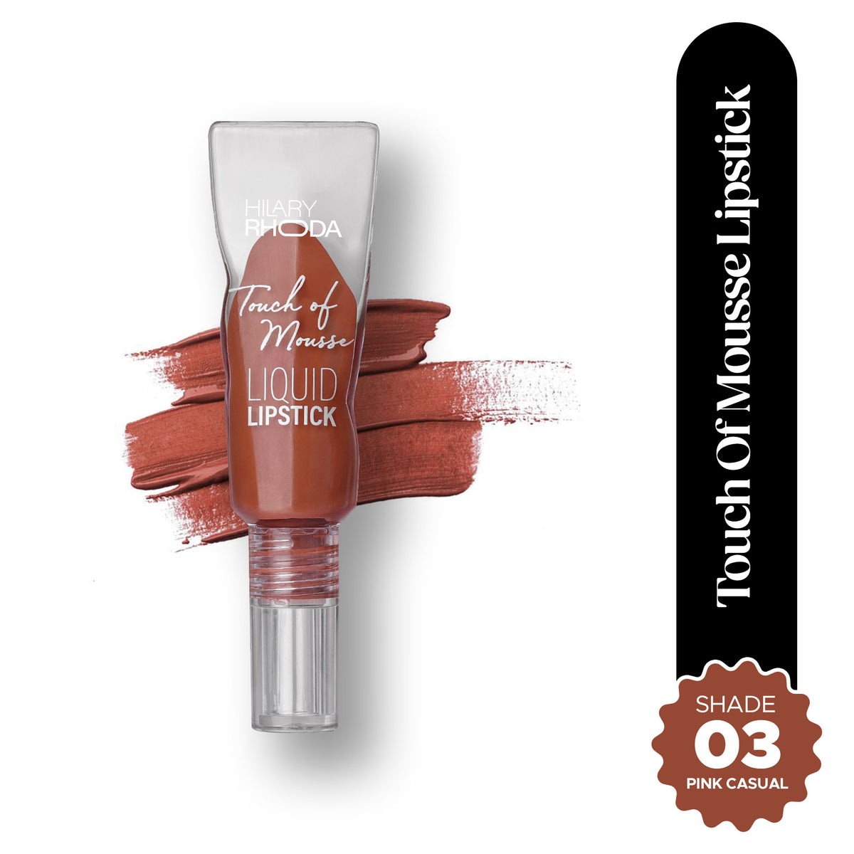 Hilary Rhoda Touch Of Mousse Lipstick(Pink Casual 03)