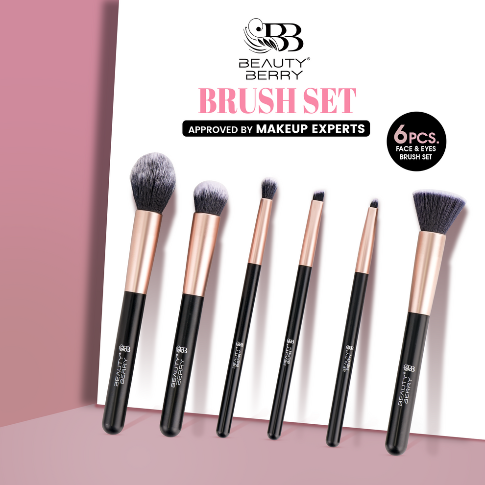Beauty Berry Face & Eyes Brush Set