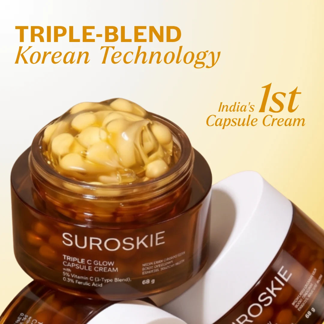 Suroskie TRIPLE C GLOW CAPSULE CREAM / 60g